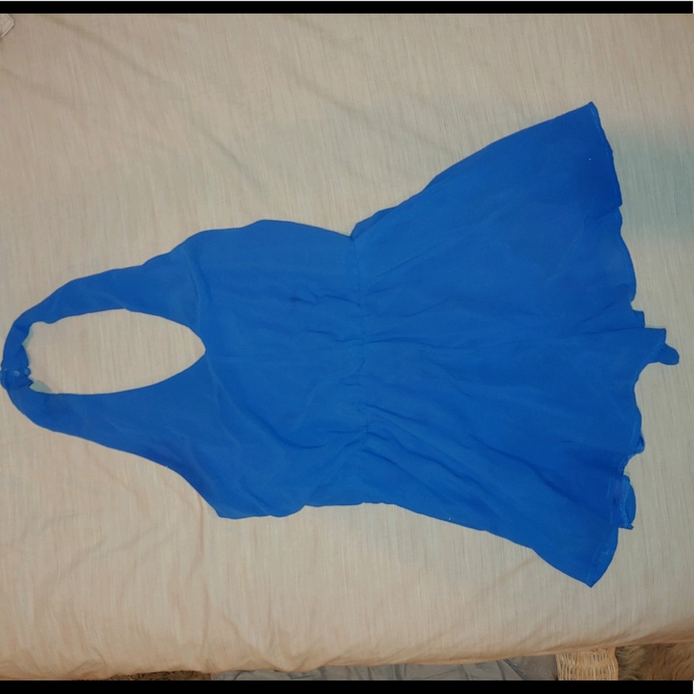 Royal Blue Halterneck Romper